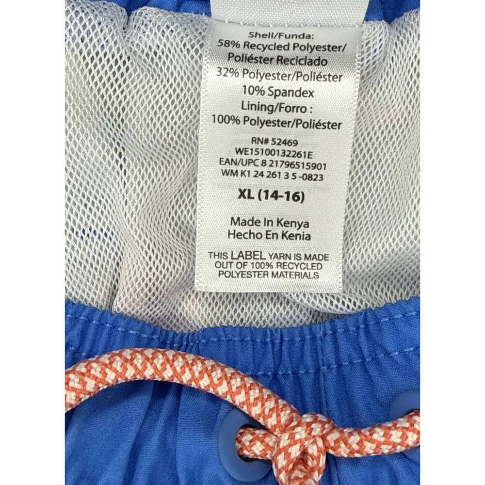 Wonder Nation Boys Quick Dry Swim Trunks Dinosaur Size XL (14-16) Mesh Lined